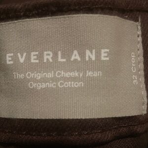 Everlane 32 Crop Cheeky Jeans Brown - Used